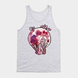 Rose Quartz and the Pink Moon Tank Top